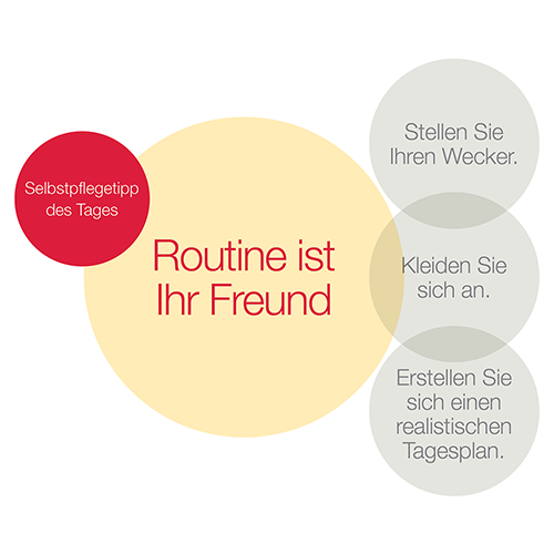 Image COVID self care routine German
